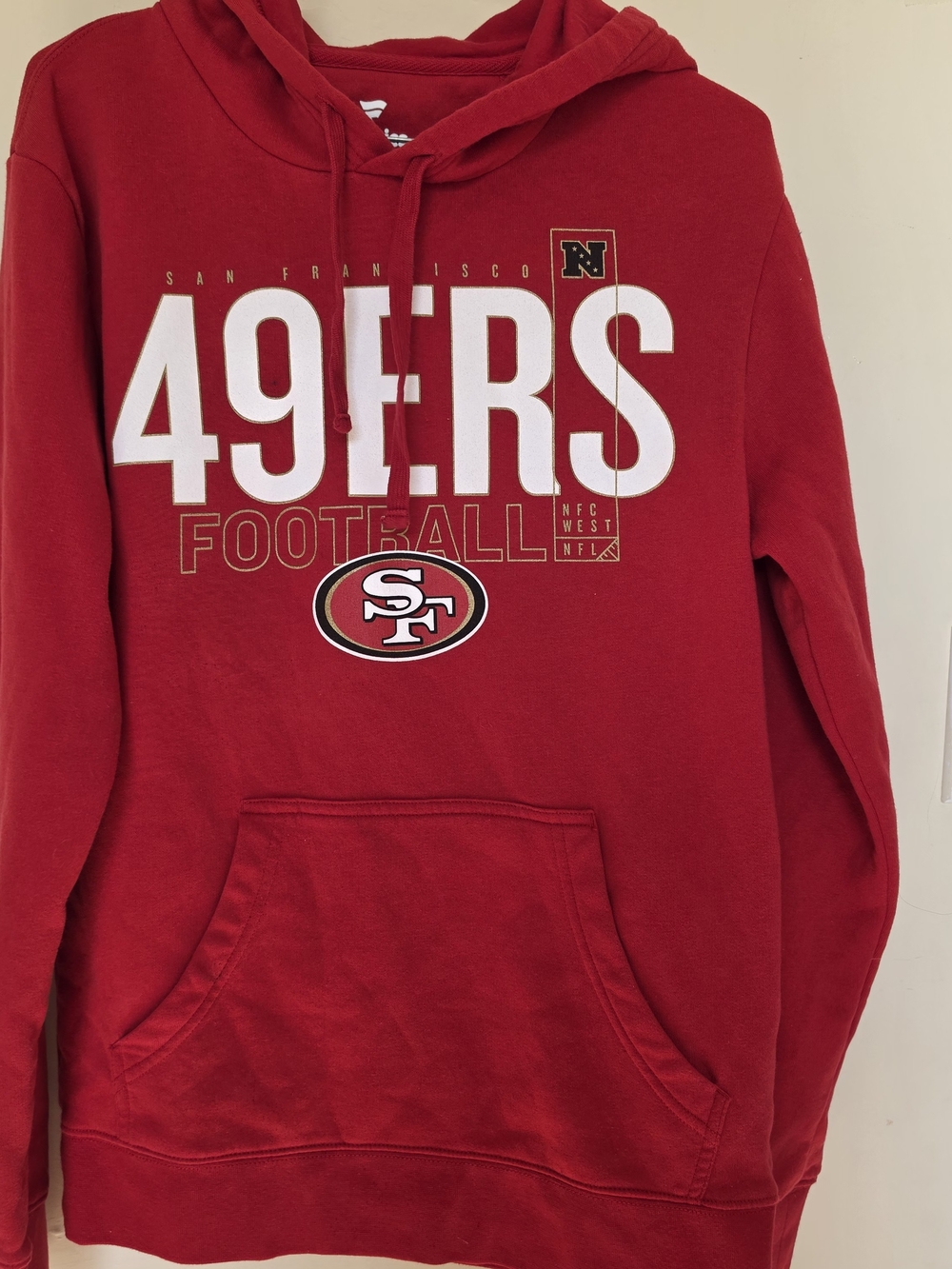 Fanatics Red San Francisco 49ers Zip-Up Hoodie